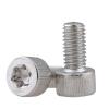 550-Piece M5-0.8 5 mm A2 304 Stainless Steel Torx Socket Head Screws, DIN 912 (M5×12 mm, 50 pcs) view 1