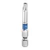 QUARKZMAN TT27 Tamper-Resistant Torx Bit, 1/4" Hex Shank, 2" (50 mm), Magnetic, S2 Steel view 1