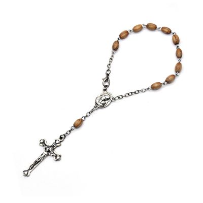 Scented Wooden Bead Rosary Pendant
