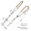 Scented Wooden Bead Rosary Pendant view 4