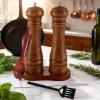 Salt and Pepper Mill Set, 22 cm, Refillable, Adjustable Grind view 4
