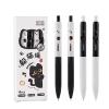 Pjeghbvop 4-Pack Face-Changing Retractable Pens, 0.5 mm Fine Plastic Tips view 1