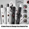 Pjeghbvop 4-Pack Face-Changing Retractable Pens, 0.5 mm Fine Plastic Tips view 2