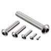NORMREICH - 10 M5x35 Stainless Steel A2 (V2A) Button Head Socket Screws, ISO 7380-1 / DIN 34805-1 view 1