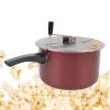 Cryfokt Homemade Stainless Steel Popcorn Maker, Easy-to-Use Stovetop Popper for Family Gatherings and Movie Nights, Portable for Home or Commercial Use view 2