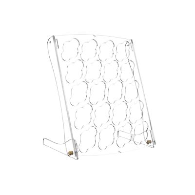 BOYANDM Vertical Coffee Pod Holder, Space-Saving Desktop Organizer