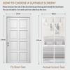 tylxayoxa Reinforced Cat Screen Door with Zipper, 85 x 205 cm view 2