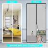 tylxayoxa Reinforced Cat Screen Door with Zipper, 85 x 205 cm view 4