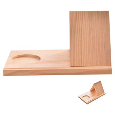 Alipis Portable Triangular Book Stand with V-Shaped Shelf