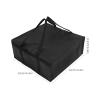 DRESSOOS Insulated Food Transport Bag, Large, Foldable, Black view 2