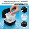 Simsky Denture Case with Removable Filter Tray, Retainer and Mouthguard Storage Box view 3