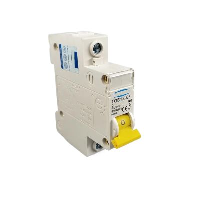 1P DC 250V Circuit Breaker, C-Curve, Single-Pole DC Fuse, Suitable for Photovoltaic Systems (1P 63A)