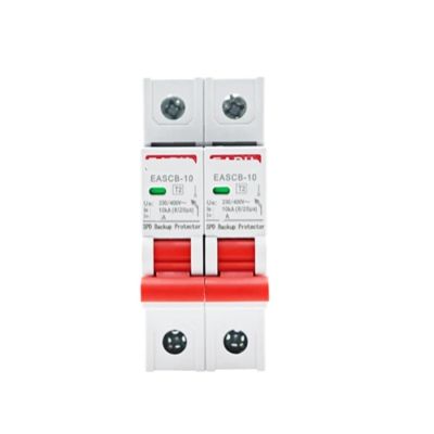 AC Type 2 Surge Arrester, 230/400 V, DIN Rail, 2-Pole, 10/20 kA (40 kA, 2-Pole)
