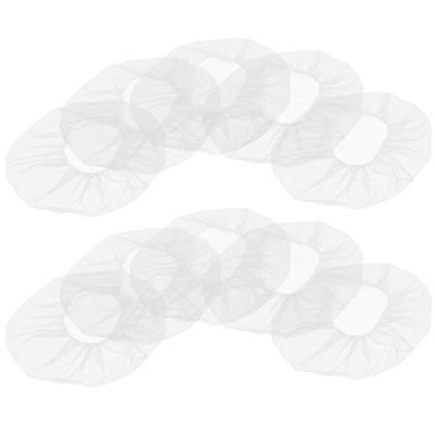 Angoily Disposable Hair Nets, 100 Count, Nylon, Breathable, White, 24 Inches
