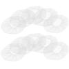 Angoily Disposable Hair Nets, 100 Count, Nylon, Breathable, White, 24 Inches view 1