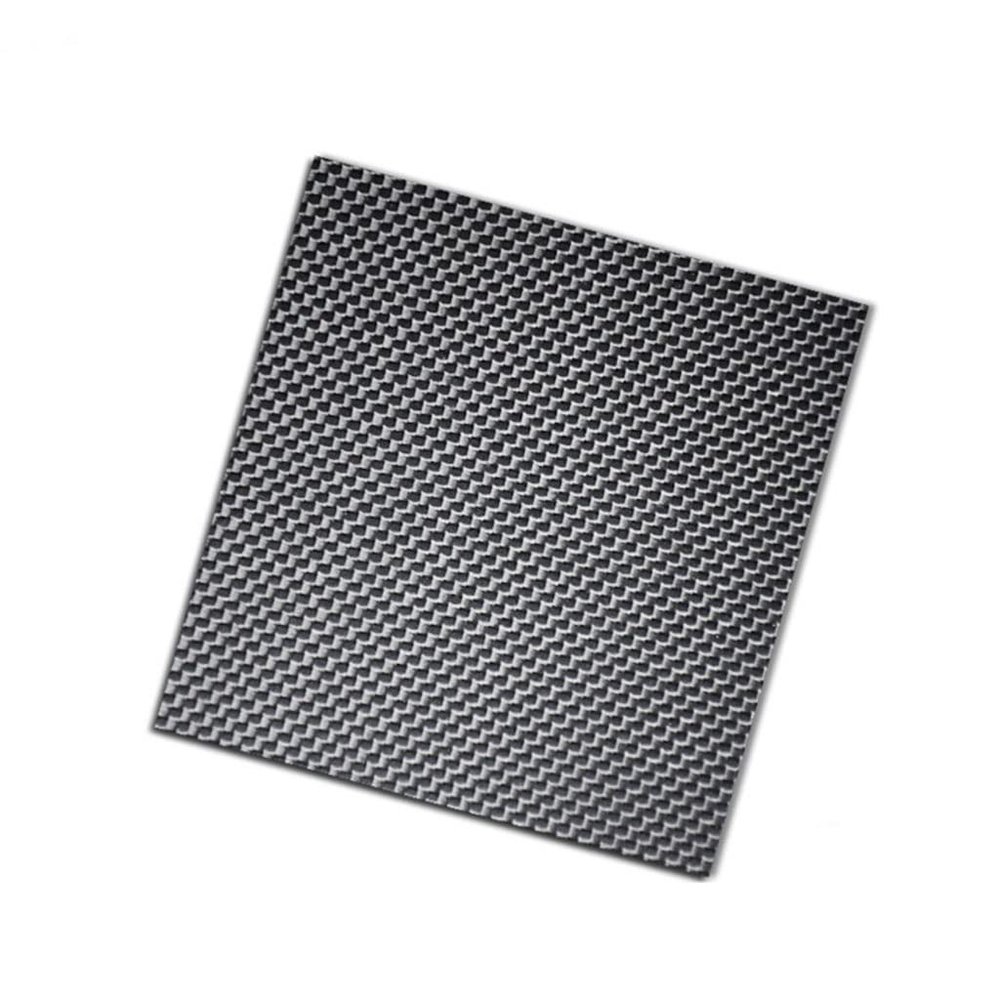 500 x 500 mm Full 3K Carbon Fiber Sheet, Lightweight and Durable for DIY Projects, Kites, Drones, and More (0.25 mm Plain Glossy)
