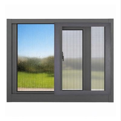 Horizontal Sliding Aluminum Window for Basement or Shed, 66 x 51 cm