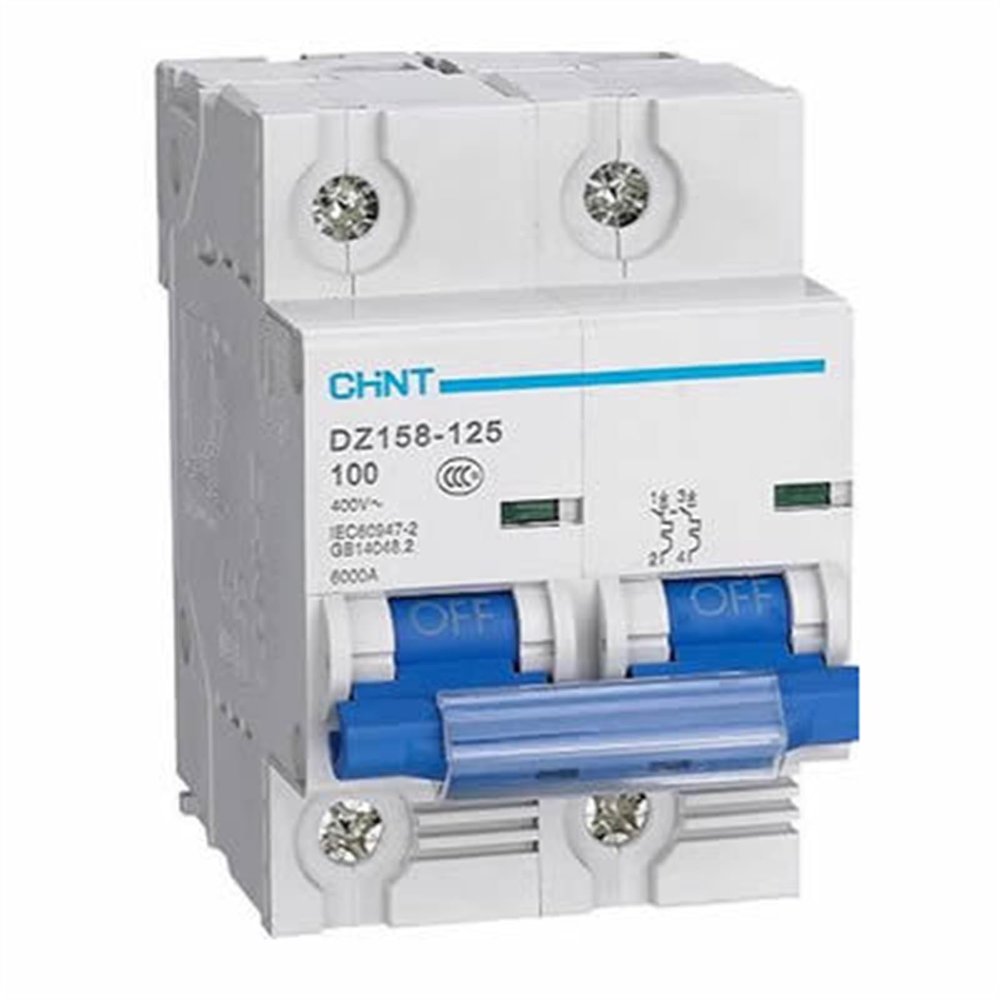 DZ158-100 Series Miniature Circuit Breaker (DZ158-100 2P D80A R)