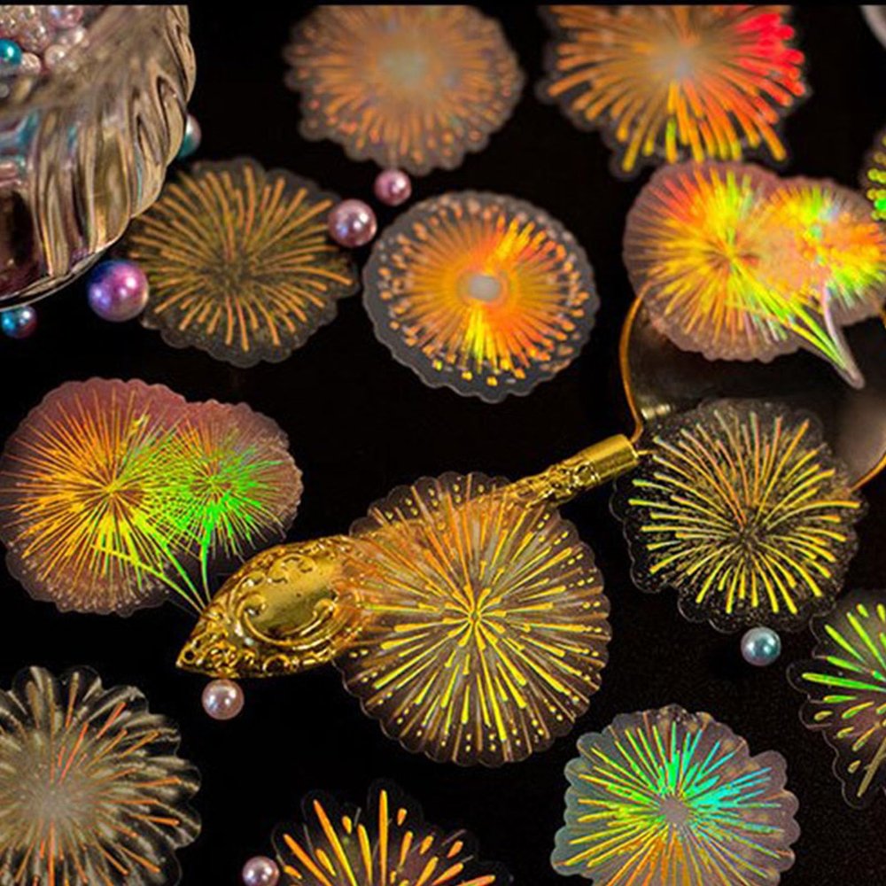 Omabeta Fireworks Series Scrapbook Stickers