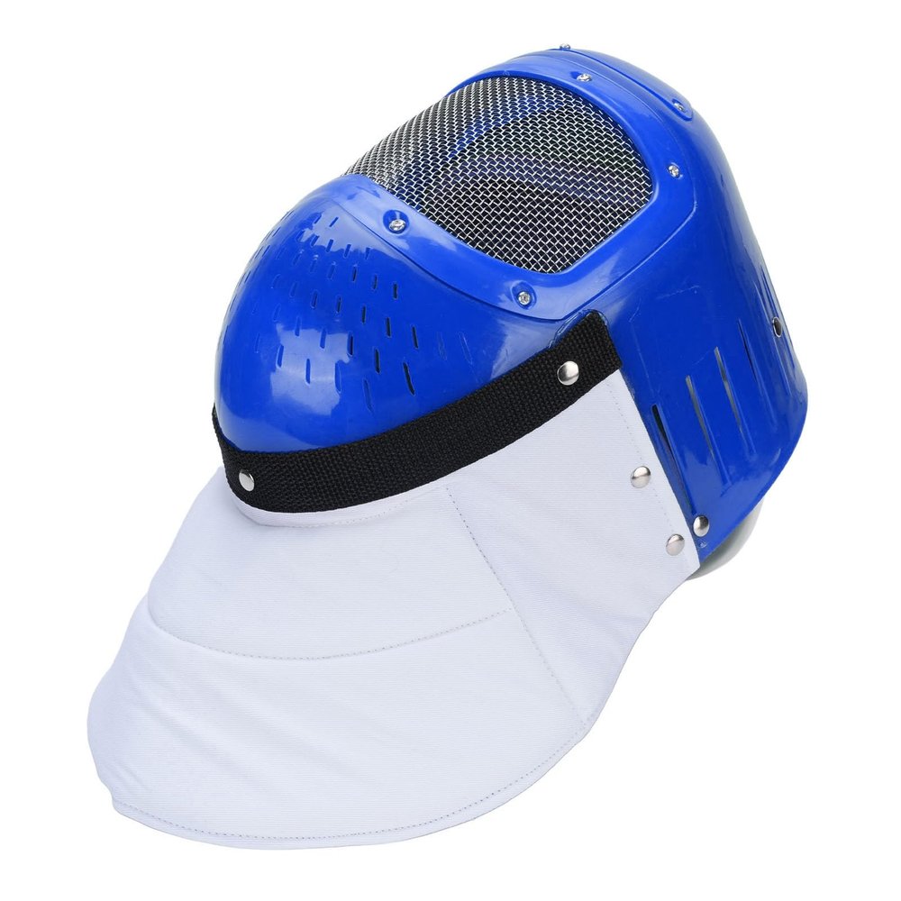 Gedourain Breathable Metal Mesh Fencing Face Mask for Beginners and Toddlers, Blue