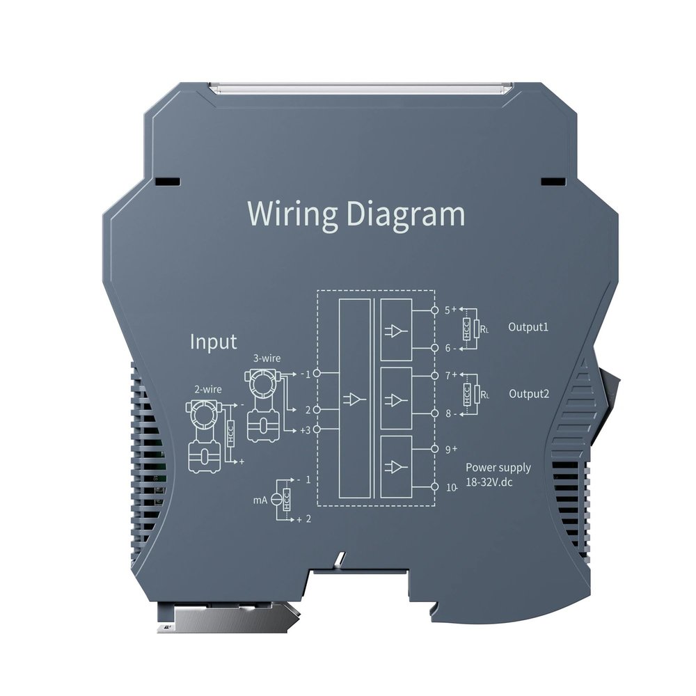 Intelligent Analog Signal Converter/Isolator, 1 Input/3 Outputs, DC24V