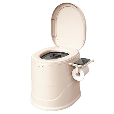 Bemonew Portable Toilet for Adults and Camping, Beige