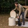 Bemonew Portable Toilet for Adults and Camping, Beige view 4