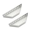 CNYUON 1-Pc/2-Pc Galvanized Aluminum Charcoal Basket for Charcoal Grills, Briquettes, and Charcoal Fuel (2 Pcs) view 2