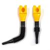 Small Square Funnel for Pouring and Fueling, No Support, Yellow view 1