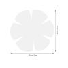 PHENOFICE Patchwork Ruler with Smooth Edges, PET Bowl Mat Quilt Template view 2