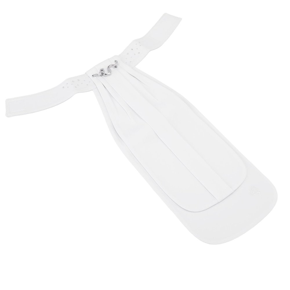 EIMSOAH Classic Equestrian Stock Tie for Adults, Easy-to-Wear Competition Tie (S)