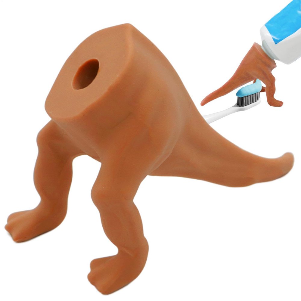 Dinosaur Pooping Toothpaste Dispenser Cap