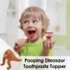 Dinosaur Pooping Toothpaste Dispenser Cap view 3