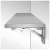 Stainless Steel Folding Wall-Mounted Table, Space-Saving view 1