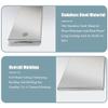 Stainless Steel Folding Wall-Mounted Table, Space-Saving view 4