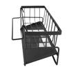 NDiyueAa Carbon Steel Sink Sponge Holder, Black view 3
