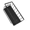 NDiyueAa Carbon Steel Sink Sponge Holder, Black view 4
