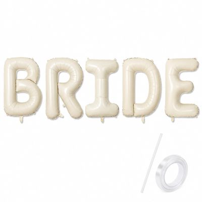Gleemix Bride to Be Balloon Set - Cream White