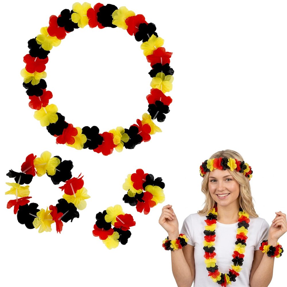 4-Piece Germany Flag Garland Set