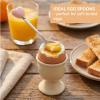 RhiVrillion 6 Colorful Egg Spoons in 304 Stainless Steel view 2