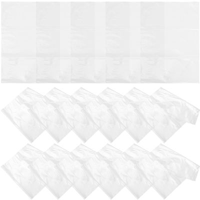 OUNONA 100-Pack Transparent PVC Shrink Bags for Gift Wrapping and DIY Projects
