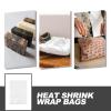 OUNONA 100-Pack Transparent PVC Shrink Bags for Gift Wrapping and DIY Projects view 3