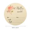 ELAYARD Round Birth Announcement Signs for Newborns, 2-Piece Set view 2