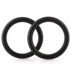 CVJdfhRE Wooden Gymnastic Rings, 28 mm, for Fitness, Gym & Pull Training (2 ABS Rings) view 1