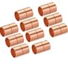10 Straight Copper Couplings, 16–50 mm Inner Diameter, 1.5 mm Thick, for HVAC, Refrigeration & Plumbing Projects (ID48 × T1.5 mm) view 1