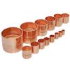 10 Straight Copper Couplings, 16–50 mm Inner Diameter, 1.5 mm Thick, for HVAC, Refrigeration & Plumbing Projects (ID48 × T1.5 mm) view 2