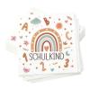 40 School Child Napkins - Rainbow Design view 1