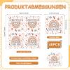 40 School Child Napkins - Rainbow Design view 2