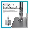 1-Pc. H7 Machine Reamer, Straight/Spiral Flute, Uncoated, Tungsten Steel, 58 mm (4.1 x 25 x 50L) view 2