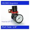 AR2000 G1/4 Air Compressor Pressure Relief Valve with Gauge and Bracket, AR2000 and PC10-02 view 3